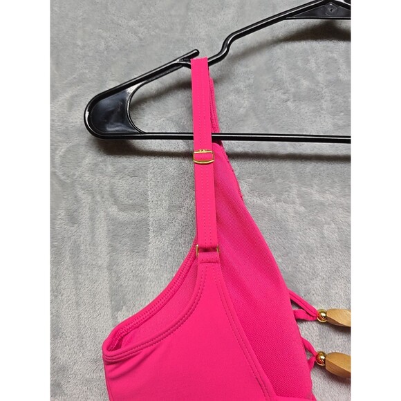 Rod Beattie Bleu Swimwear for Women Size 10 Pink With Beaded Accents Adjustable - Picture 7 of 11